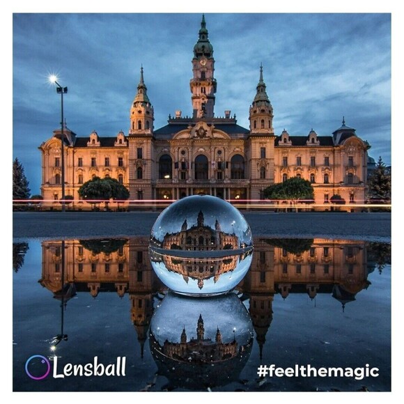 NEW Original Lensball Photography Effects Clear Chrystal Ball Sphere Orb NIB - Picture 3 of 6